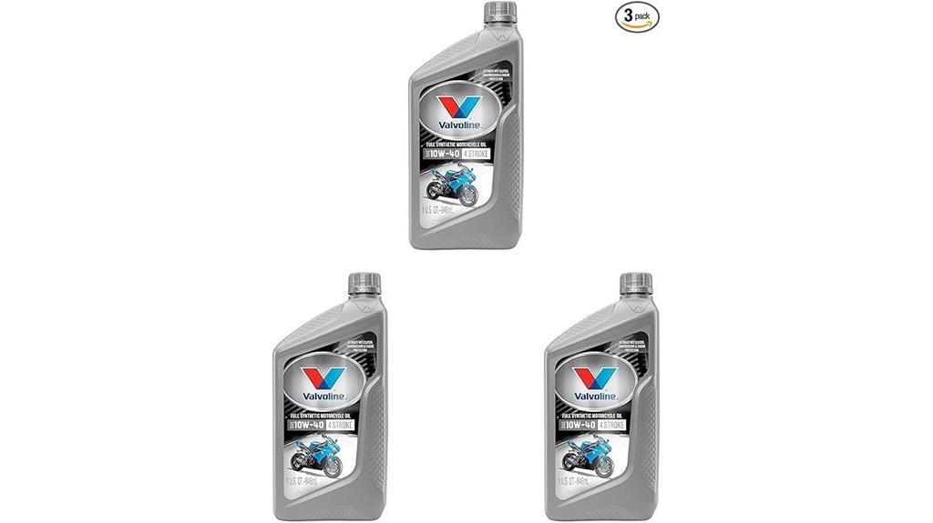 valvoline 10w 40 motorcycle oil