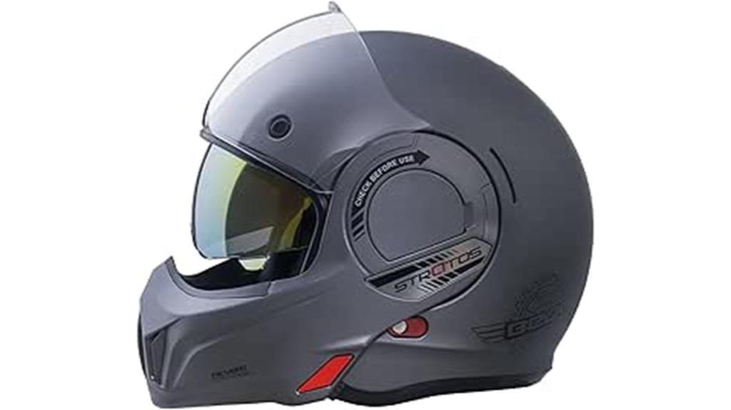 versatile motorcycle helmet design