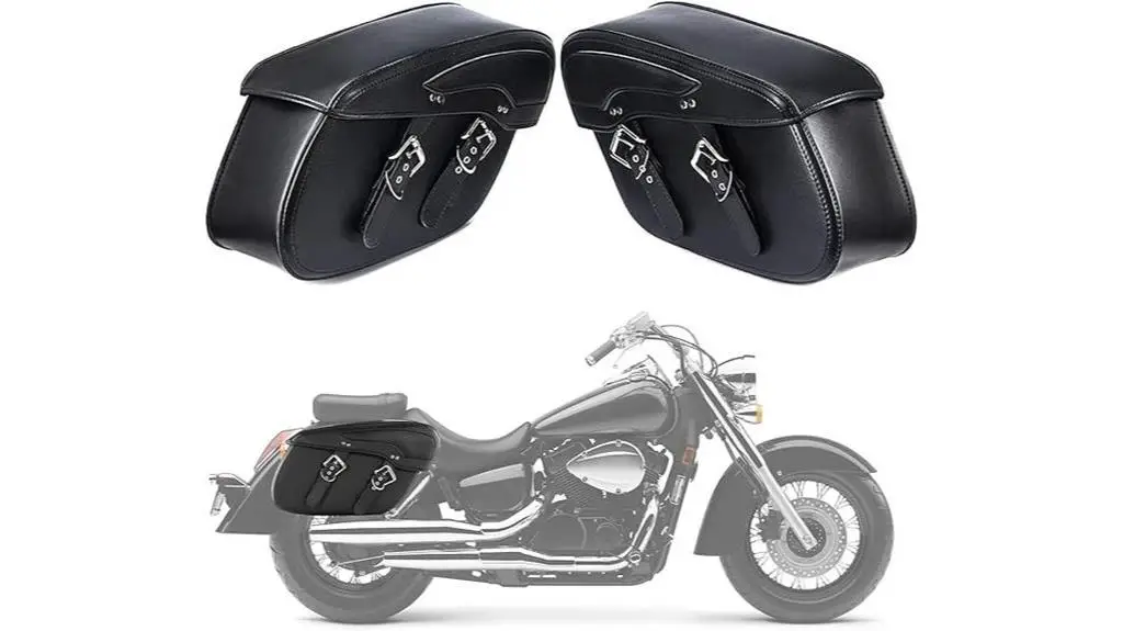 waterproof motorcycle saddlebags leather