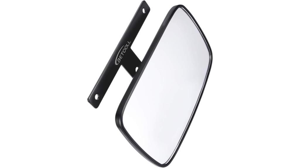 wide panoramic golf mirror