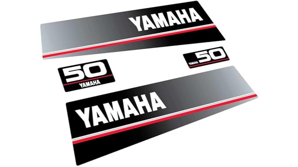 yamaha 50 outboard decals