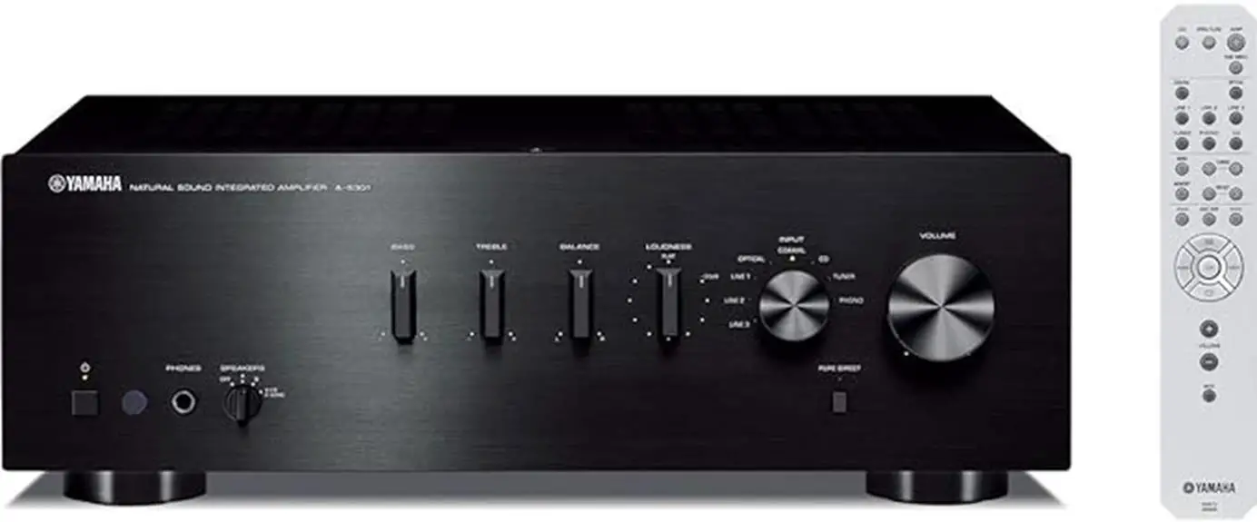 yamaha a s301bl stereo amplifier