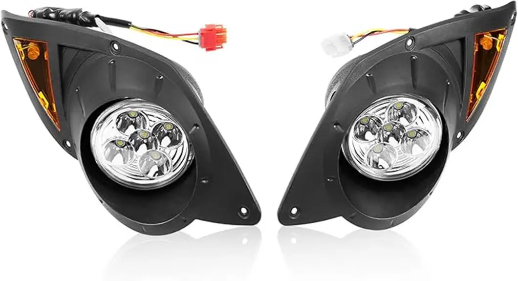 yamaha g29 golf cart leds