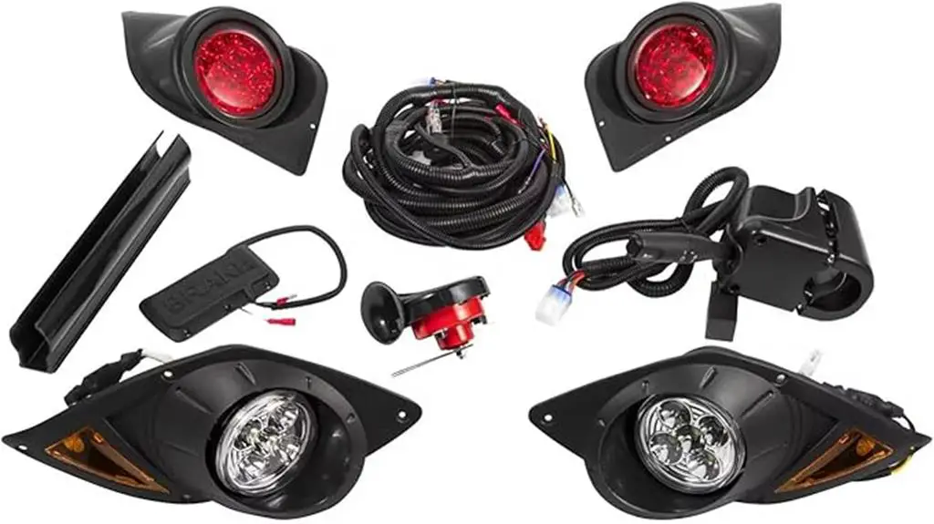 yamaha g29 golf cart lighting