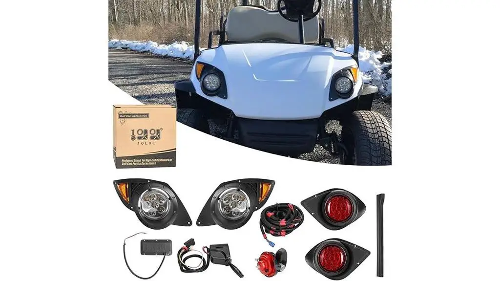 yamaha g29 golf cart lights