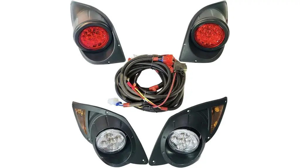 yamaha g29 golf cart lights