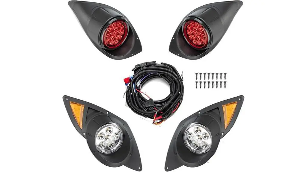 yamaha g29 golf cart lights