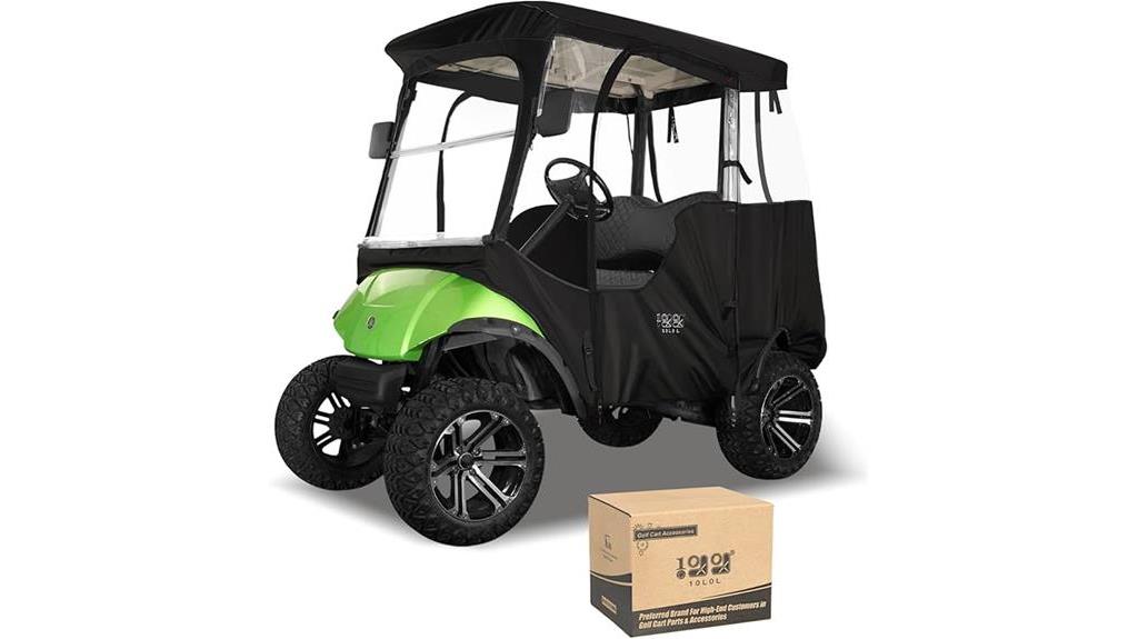 yamaha golf cart enclosure