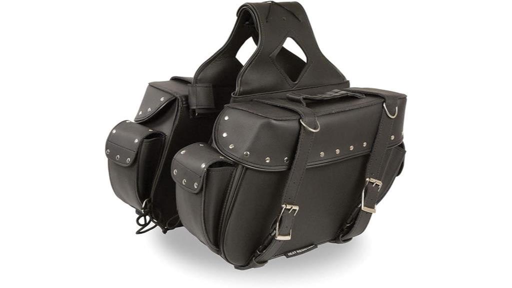 zip off pvc motorcycle saddlebags