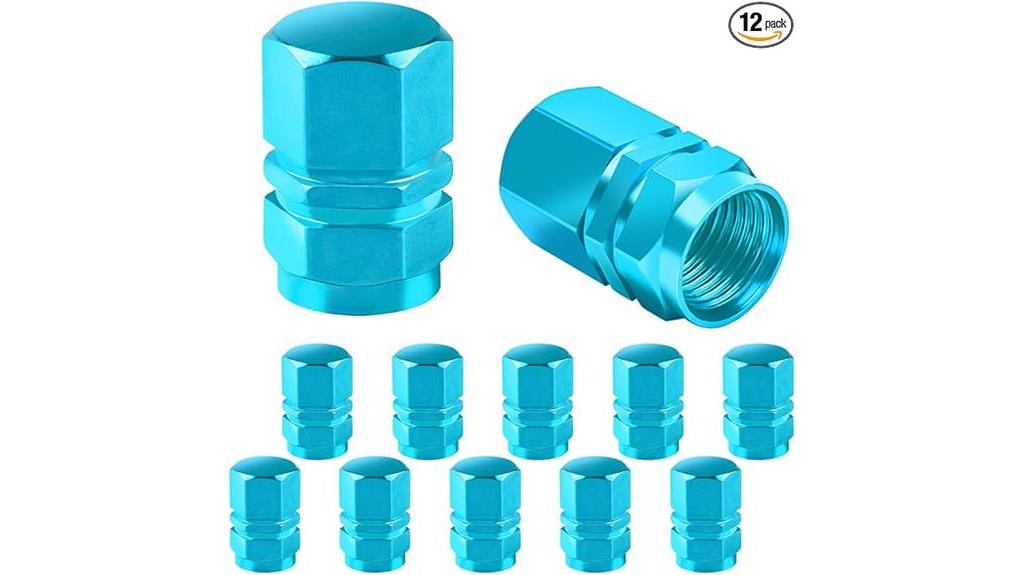 12 piece tire valve caps