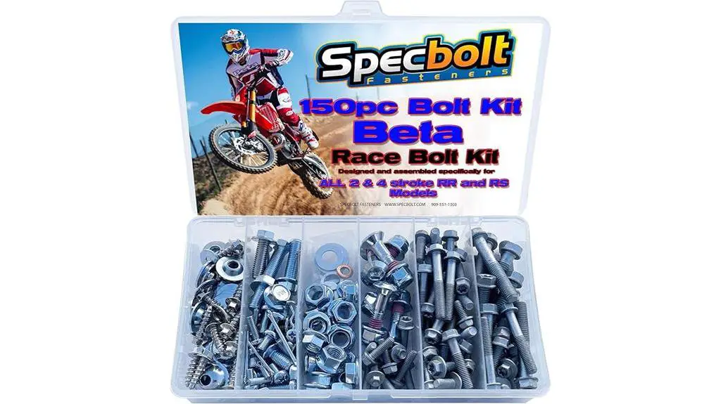 150pc motorcycle bolt kit