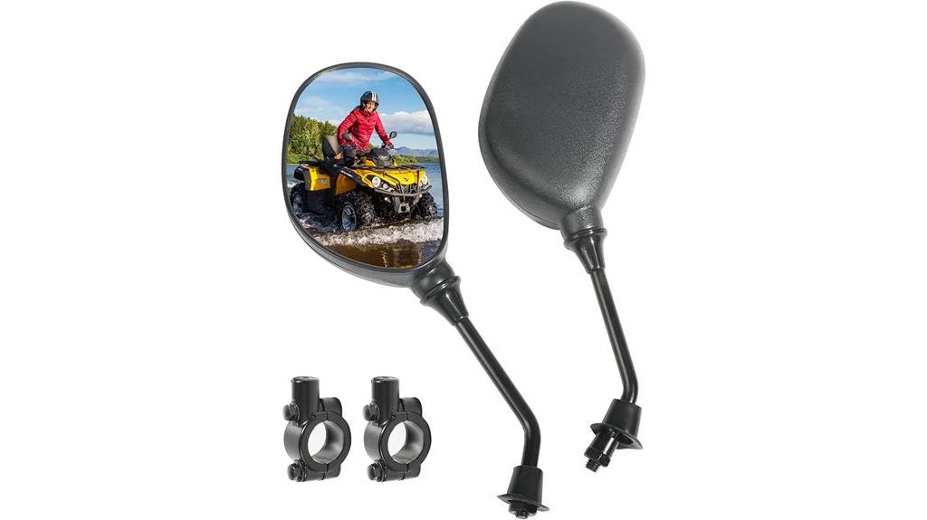 360 degree atv rear mirrors