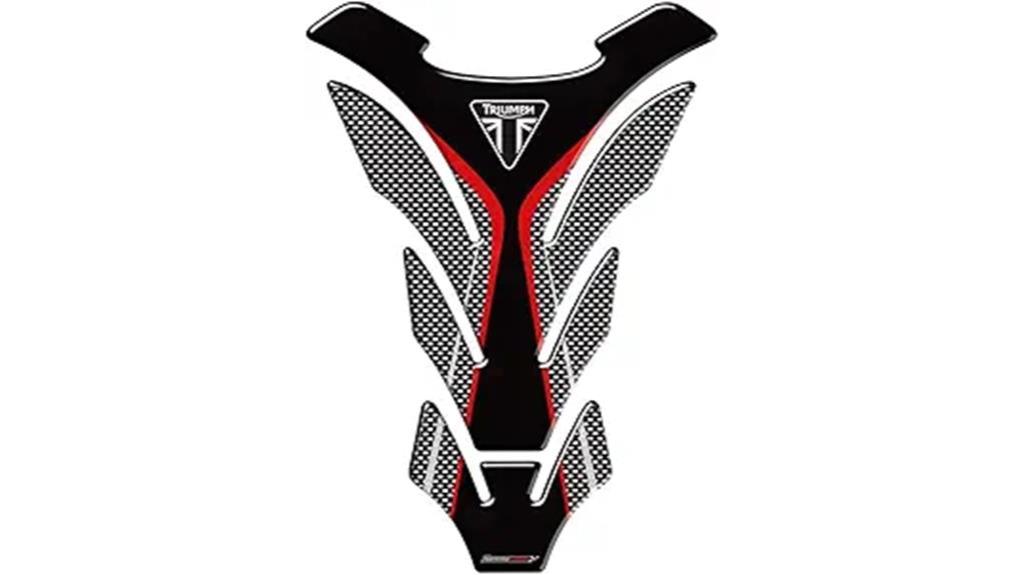 3d triumph motorcycle tank pad