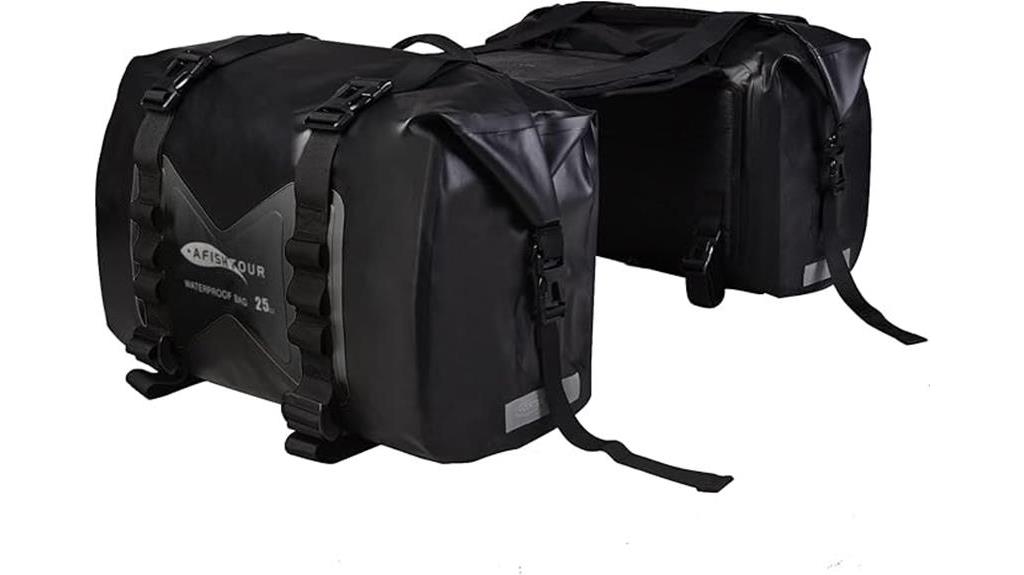 50l waterproof motorcycle saddlebags