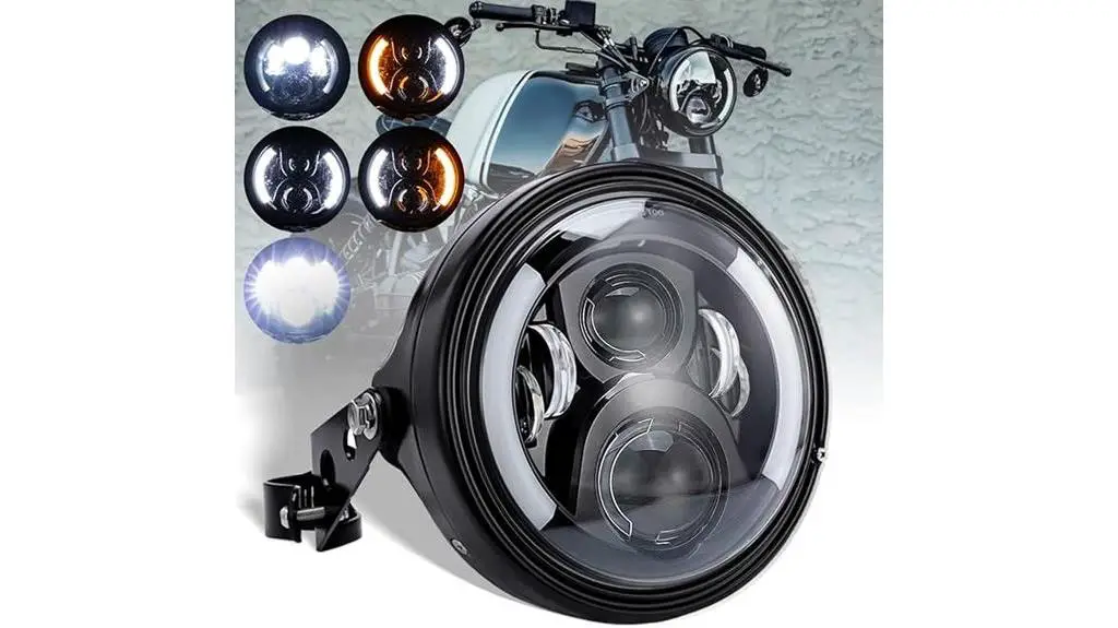 7 inch led headlight assembly