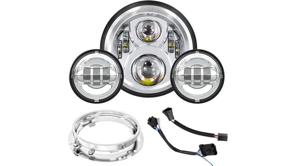 7 inch motorcycle fog lights