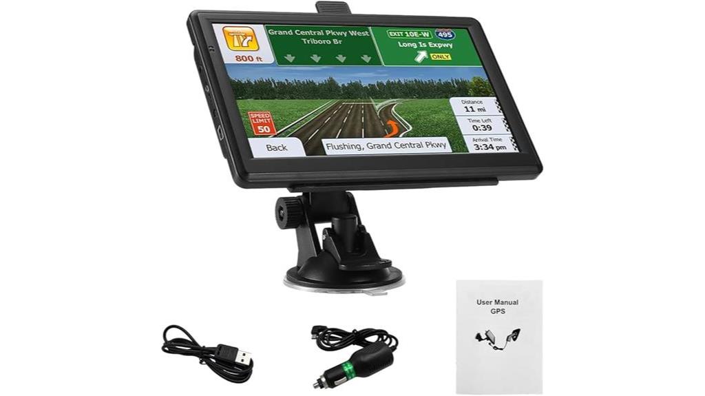 7 inch touchscreen car gps