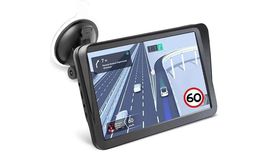 9 inch touchscreen gps navigation