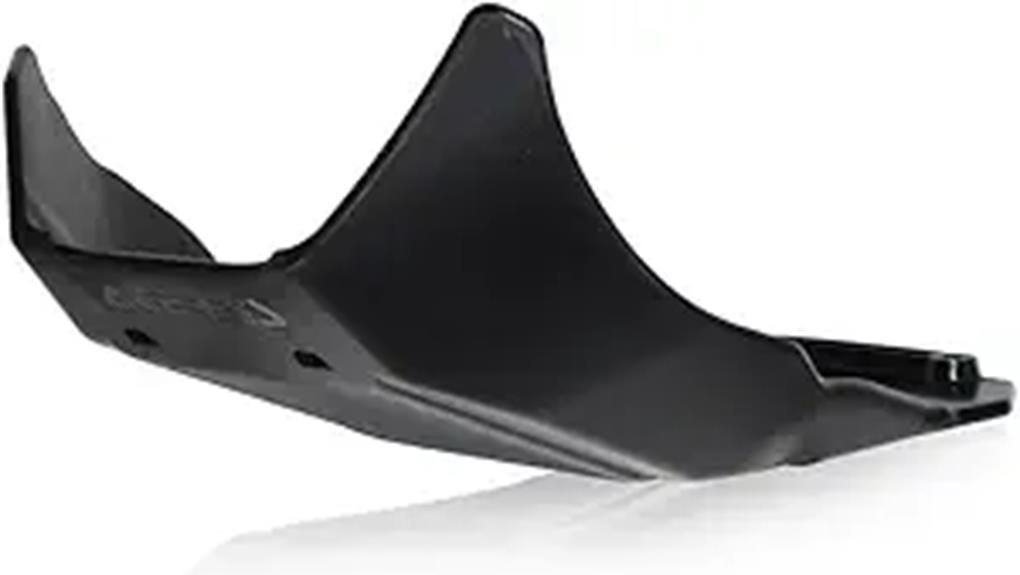 acerbis black skid plates