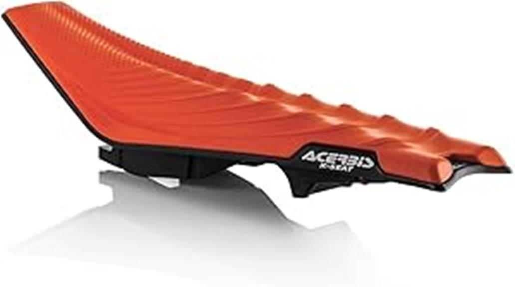 acerbis complete seats orange black