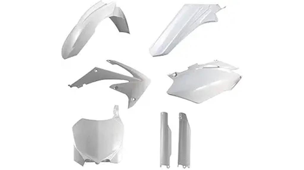 acerbis white plastic kit