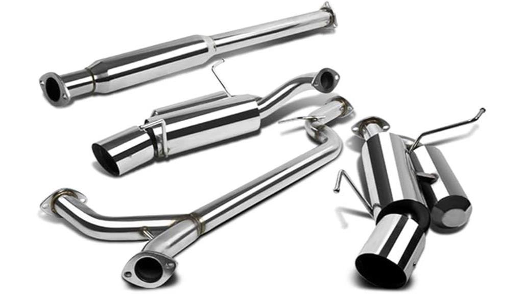 acura tsx stainless steel exhaust