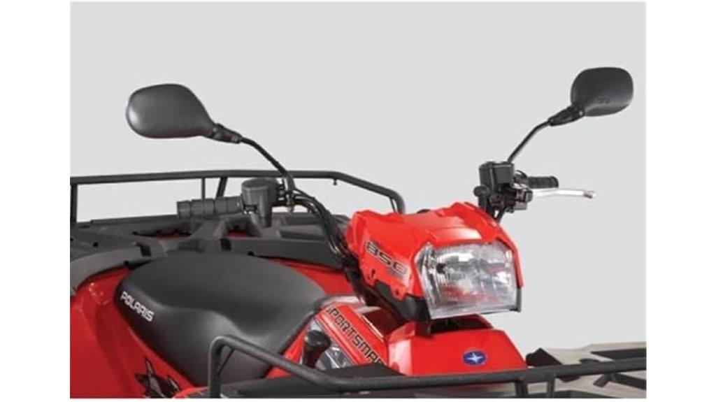 adjustable atv handlebar mirrors