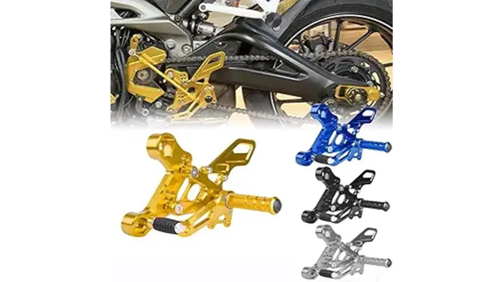 adjustable cnc rearsets foot pegs