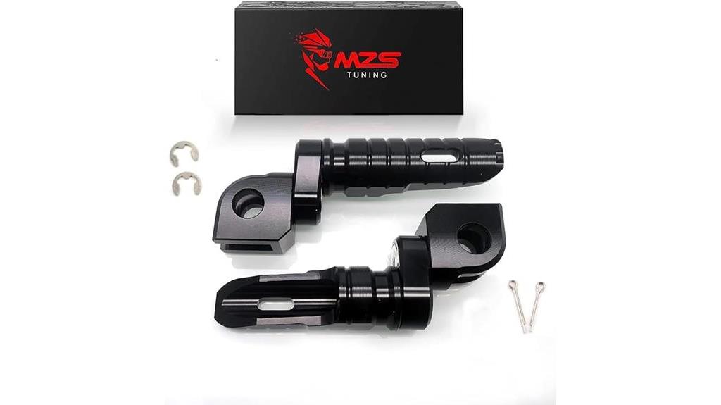 adjustable motorcycle foot pegs