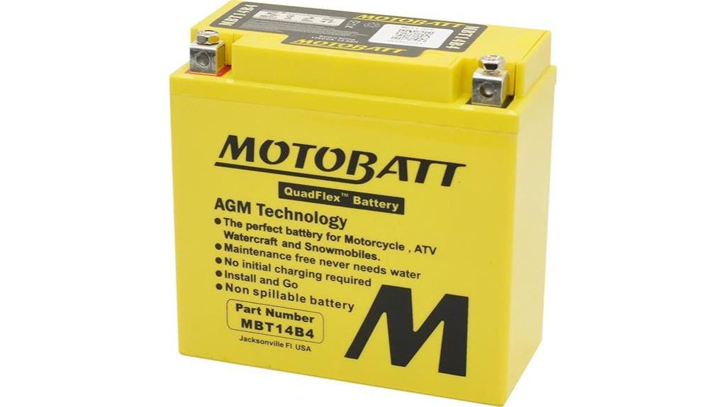 agm motorcycle battery model