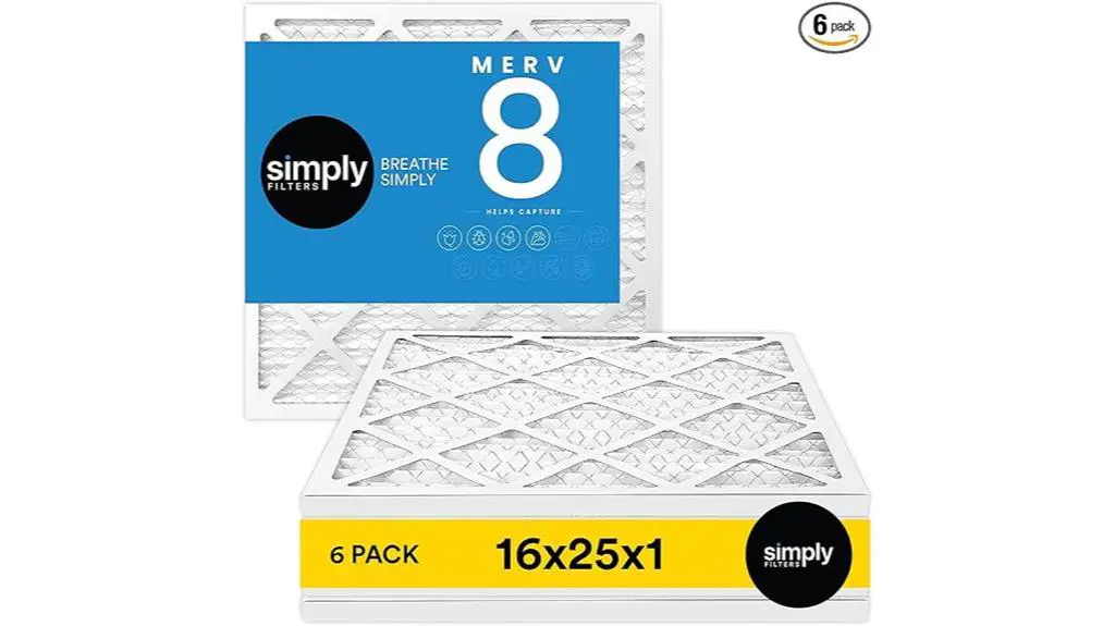 air filters merv 8