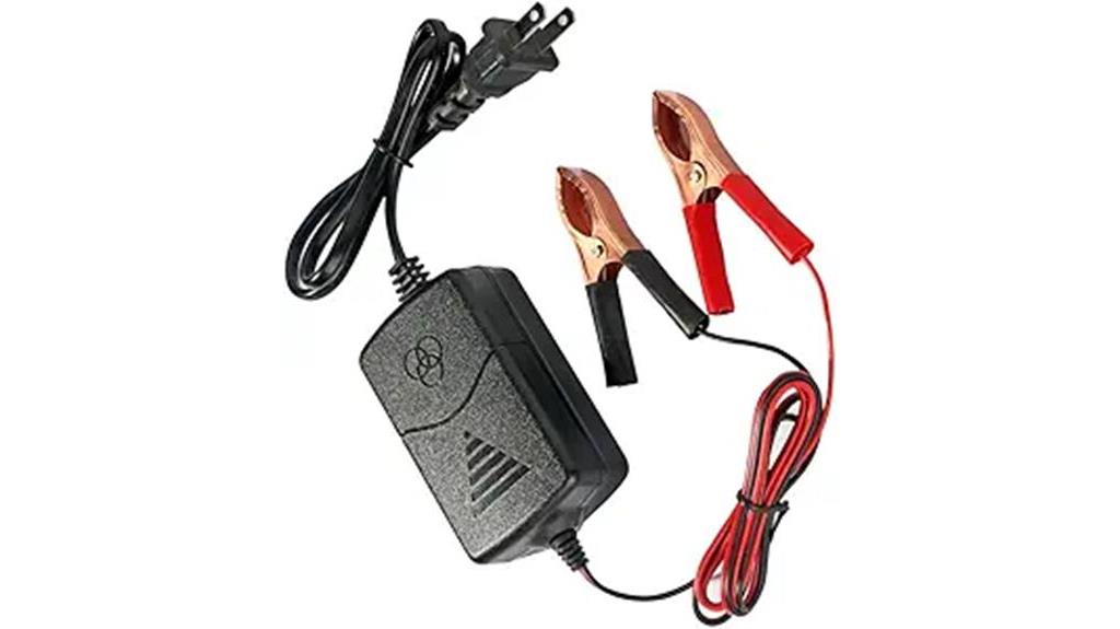 alligator clip battery charger