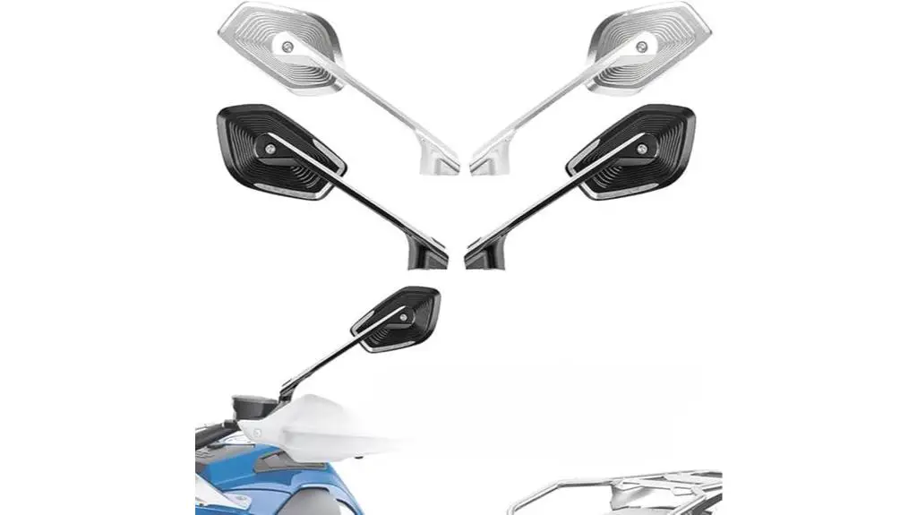 aluminum bmw motorcycle mirrors