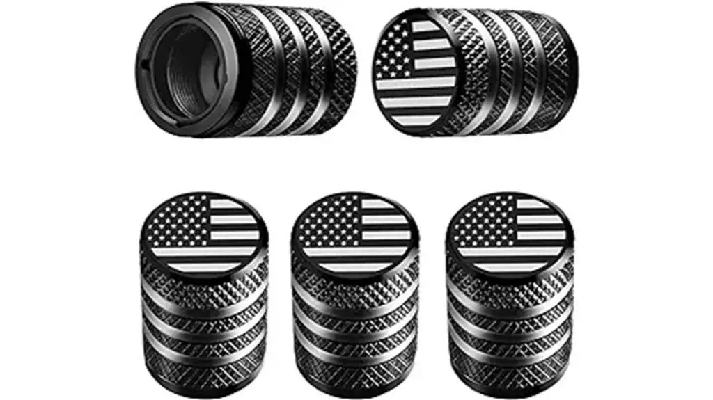 american flag tire caps