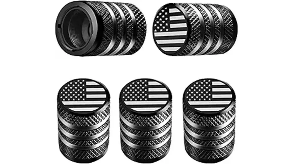 american flag tire caps