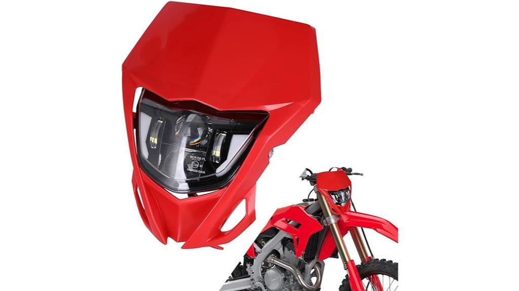 anxin dirt bike headlight