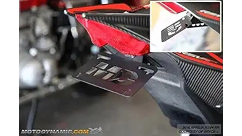 aprilia fender eliminator kit