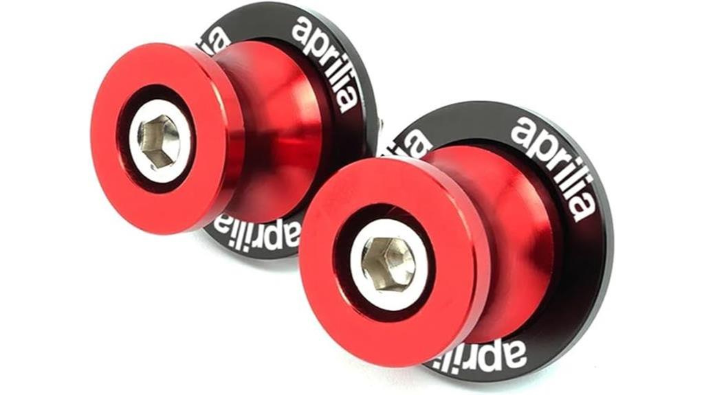 aprilia swingarm spools sliders