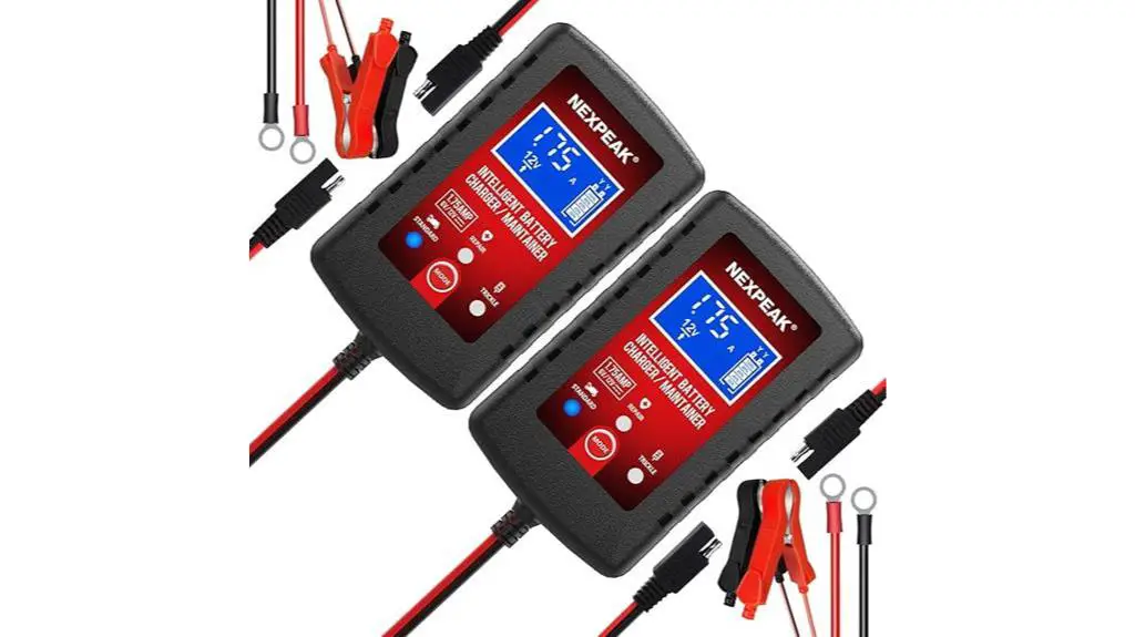 automatic battery charger set