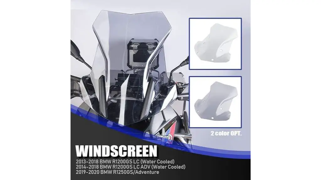 b m w r1200gs wind deflector