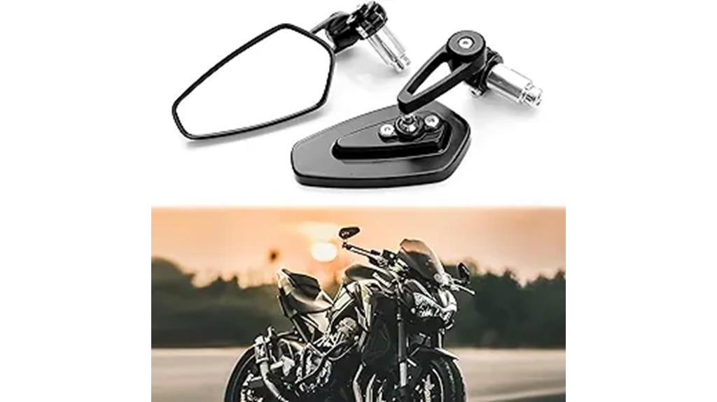 bar end mirrors for motorcycles