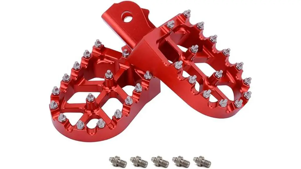 billet mx foot pegs crf