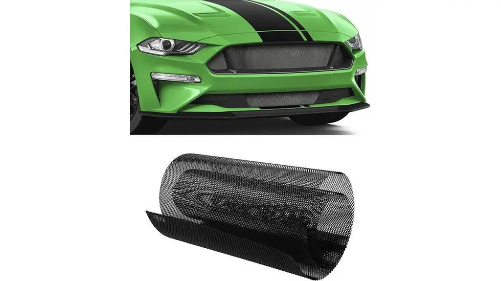 black aluminum alloy grill