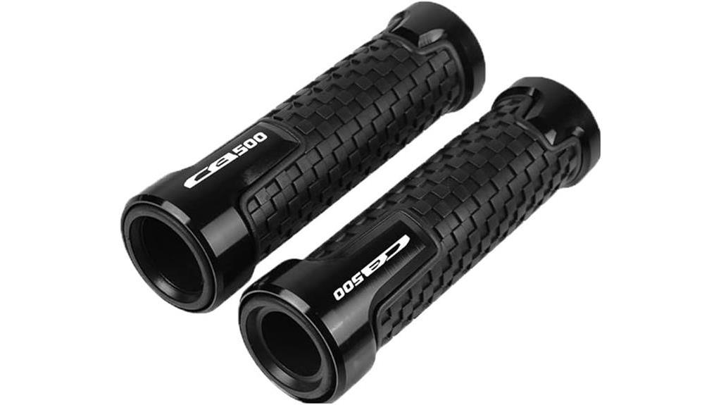 black anti skid hand grips