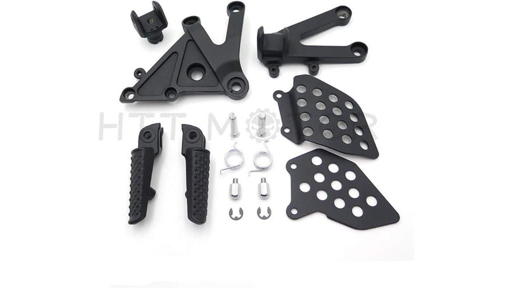 black foot pegs bracket