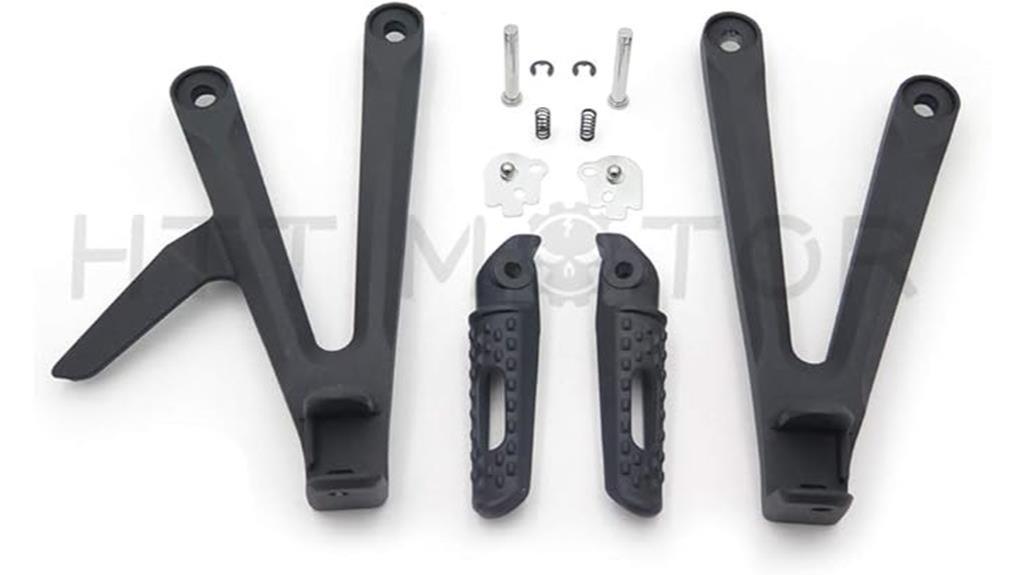 black foot pegs bracket