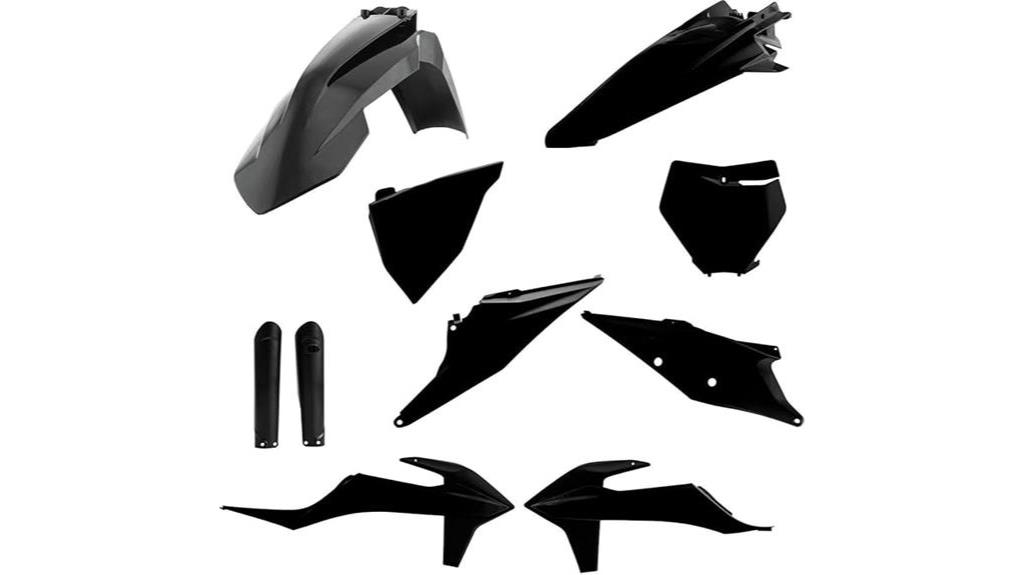 black ktm sx plastic kit