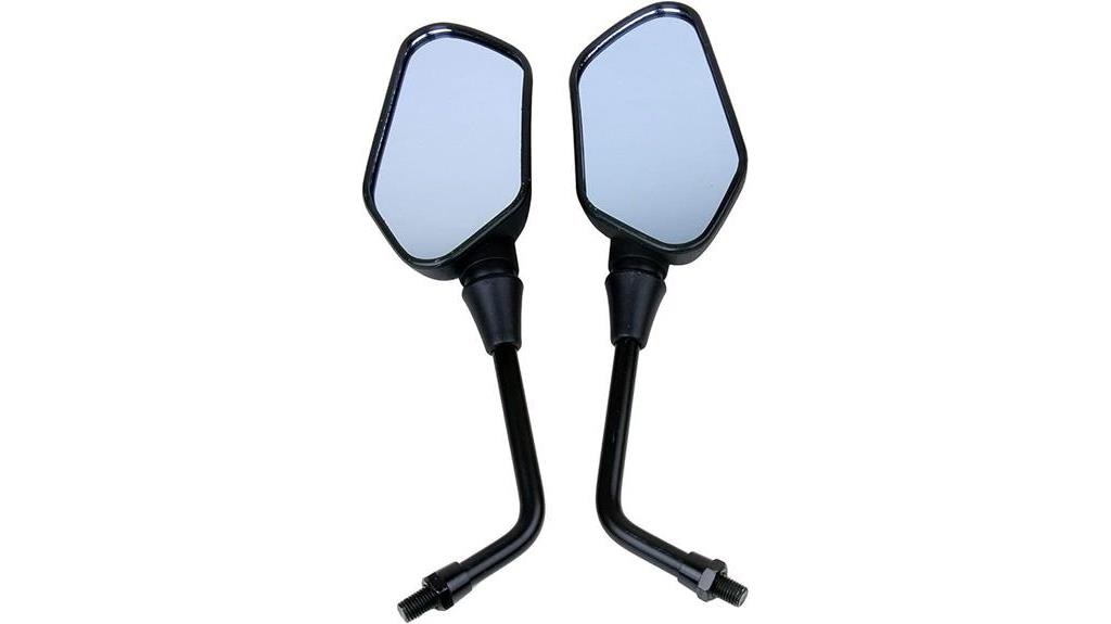 black mirrors for triumph