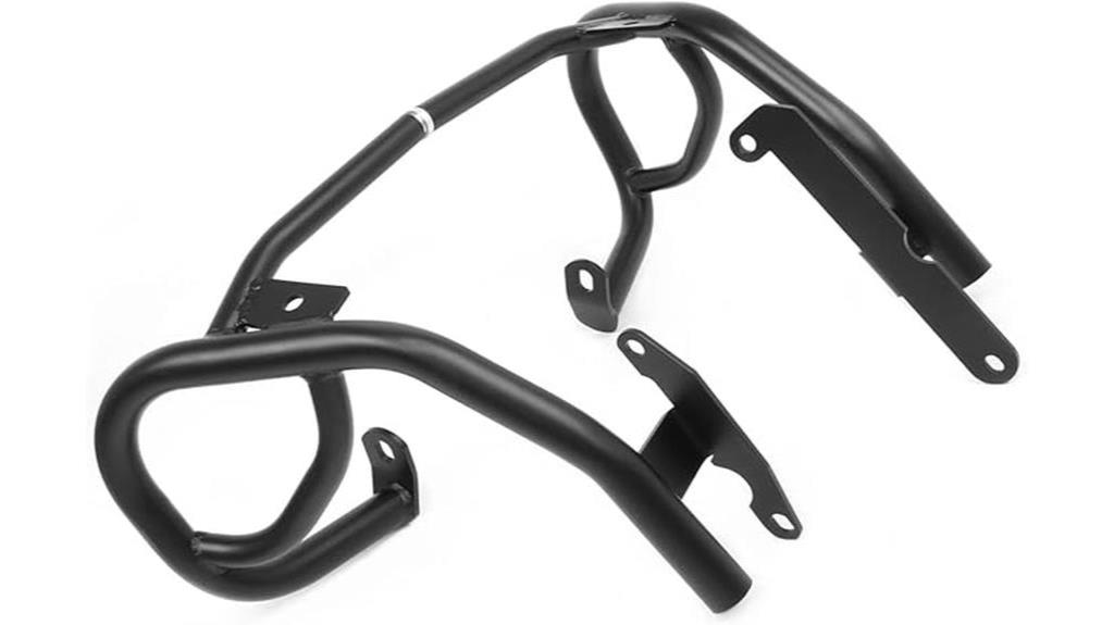 black steel crash bars