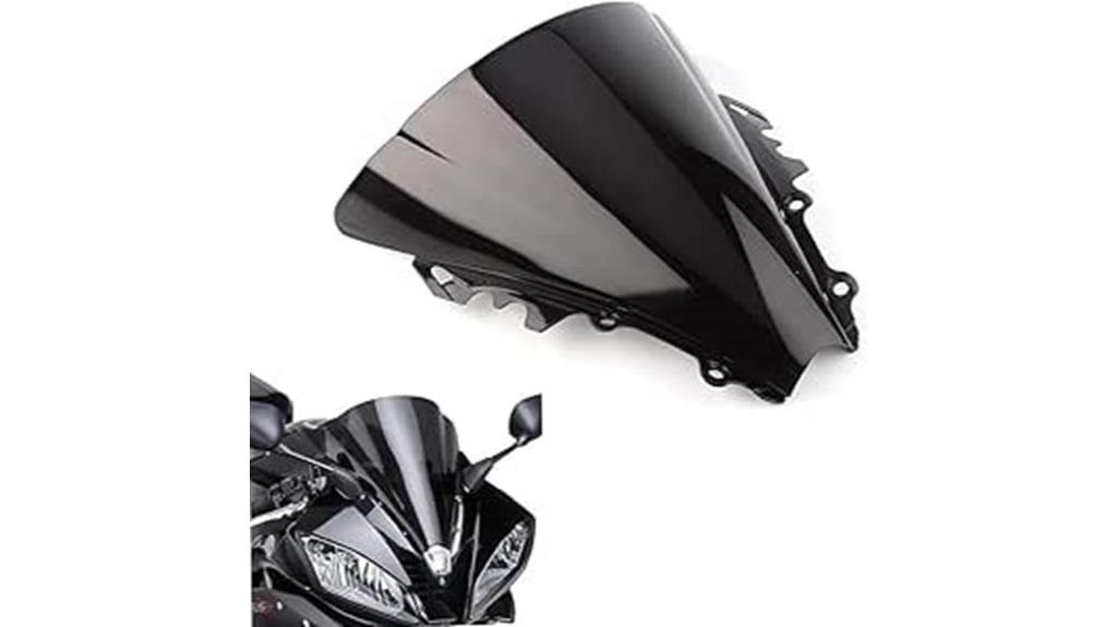 black windshield yamaha yzf r6